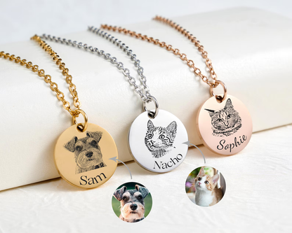 Personalized necklace of your pet