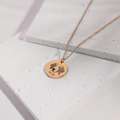 Personalized necklace of your pet