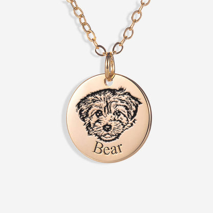 Personalized necklace of your pet